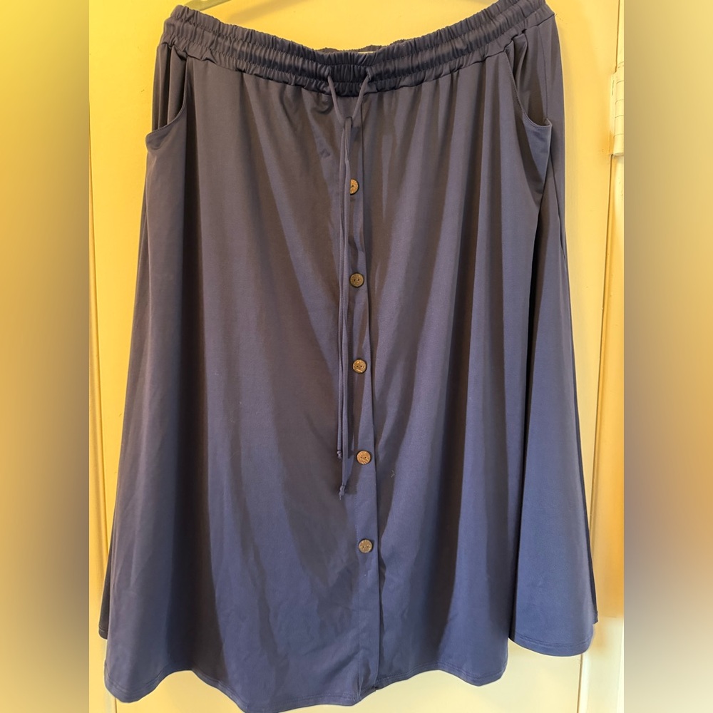 LuLaRoe Navy Blue Skirt